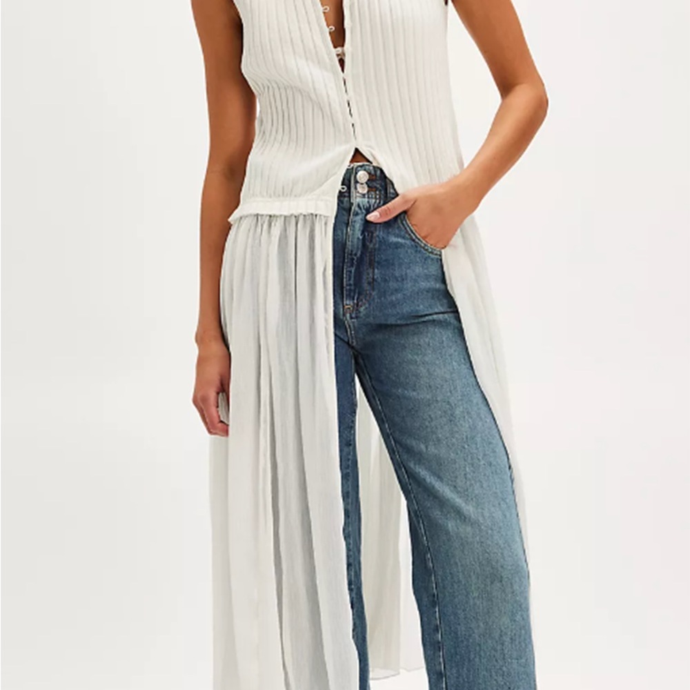 NWOT Free People Twice as Nice Maxi Top